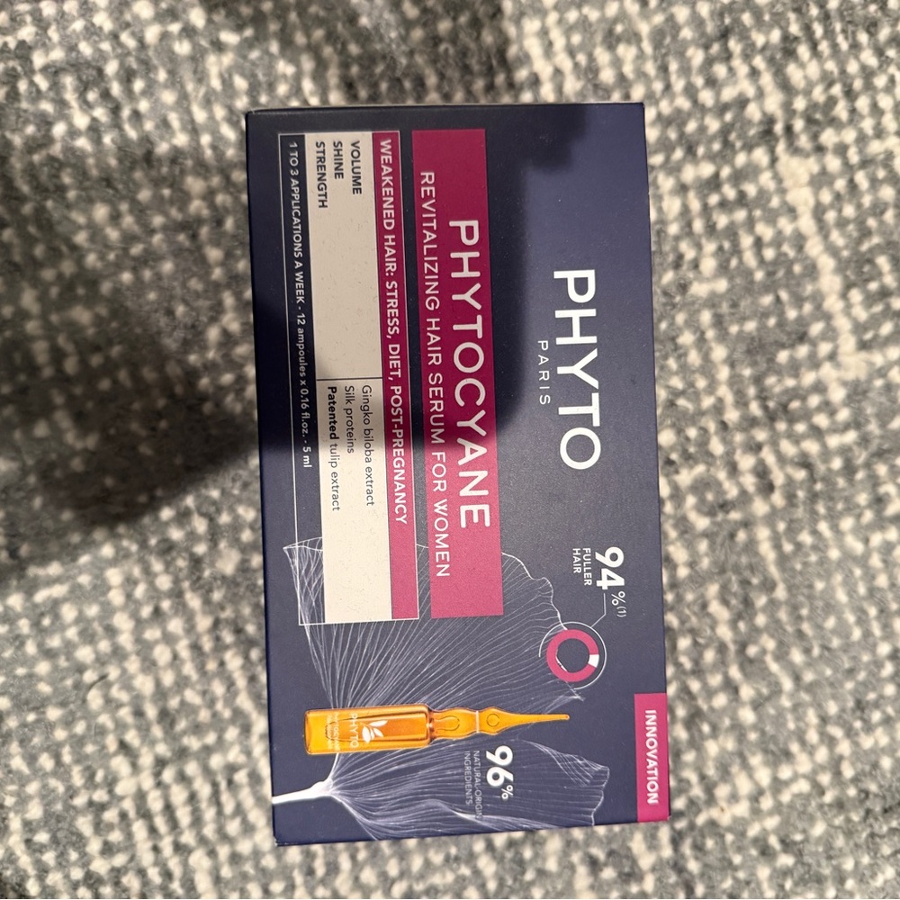 PHYTO Phytocyane Revitalizing Hair Serum for Women - Purple